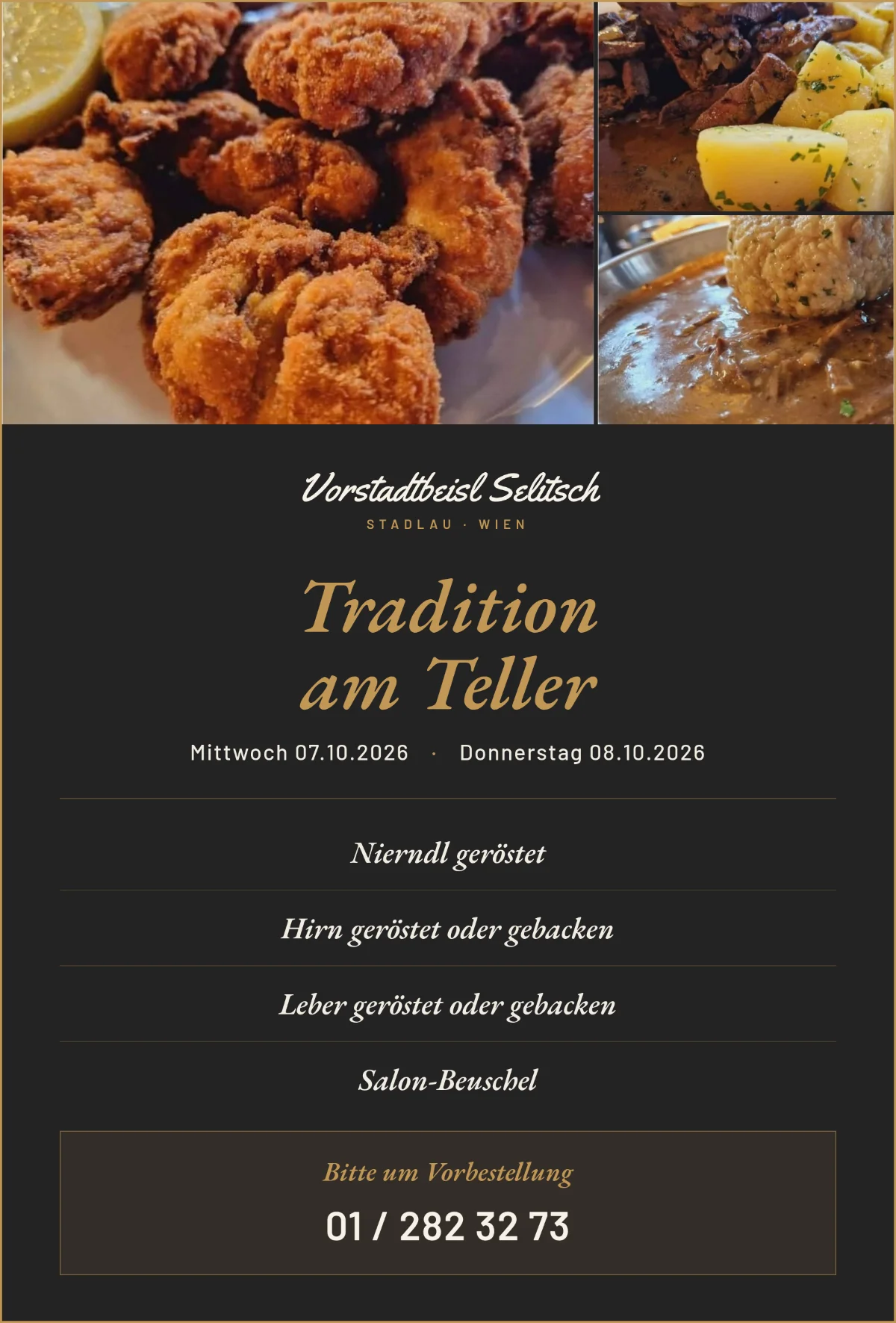 Tradition am Teller